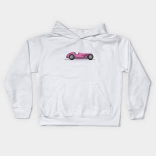 Classic Racing Car - Pink Kids Hoodie